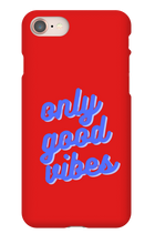 Only good vibes blue iPhone Phone Case