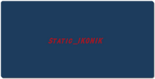 static_ikonik XXL Gaming Mousepad