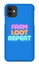 Farm Loot Repeat iPhone Cases