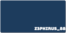 z3phirus_88 XXL Gaming Mousepad