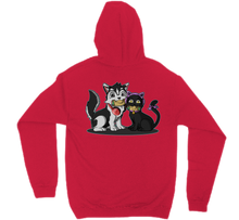 Cat and Dog hoodie-back