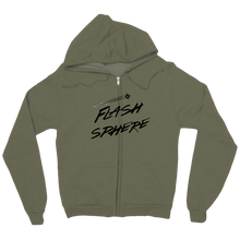 FS Shooting Star Black Logo Zipped Hoodie