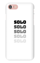 Fading Solo Text iPhone Phone Cases