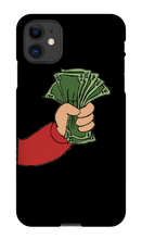 Toma mi dinero iPhone Phone Case Black