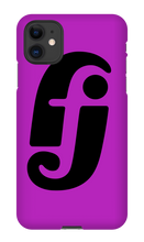 drumfacejames iPhone Case (Black Logo)