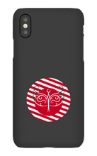 Fae's Xmas iPhone Case Candy Cane Red