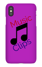 music clips iPhone Phone Cases