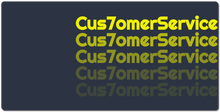 cus7omerservice XXL Gaming Mousepad