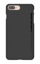 nxbxdy cares about you  iPhone Case
