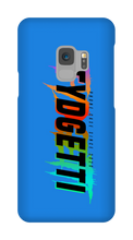 FYDGETTI Black Text Design Samsung Phone Case