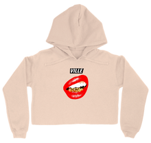 Women's "VILLE" Crop Top Hoodie