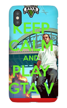 Keep Calm And Play Gta  iPhone Phone Case