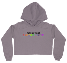 Blood Mage cropped hoodie