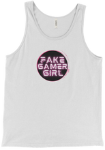 Fake Gamer Girl Tank Top (Pink/Black)