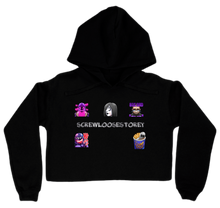SCREWLOOSE EMOTE COLLAGE hoodie-women-cropped