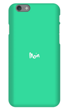 iPhone Handyhülle "moin" (logo weiß)