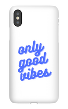 Only good vibes blue iPhone Phone Case