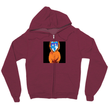 Cuddly zip-up-hoodie