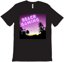 Beach Gaming Neon Sunset T-Shirt