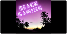 Beach Gaming Neon Sunset XXL Gaming Mousepad