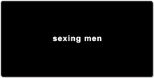 Sexing Men Mousepad