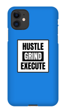 HUSTLE GRIND EXECUTE iPhone Phone Cases