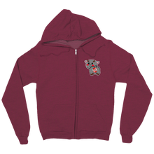 zip-up-hoodie cul chèvre