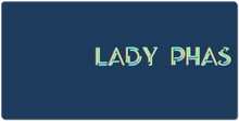 Lady Phas Glitch XXL Gaming Mousepad