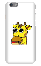 lexxlegion hamburger giraffe  iPhone Phone Cases