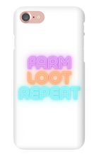 Farm Loot Repeat iPhone Cases