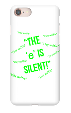 Silent "e" iPhone Phone Case