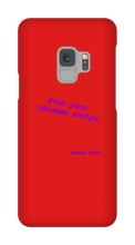 Chickenstrips purple text Samsung Phone Cases