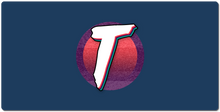 XXL gaming mousepad with logo in the middle