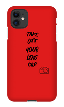 dontforgettotakeoffyourlenscap iPhone Phone Cases