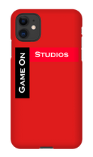 Game On Studios Red Black iPhone Cases