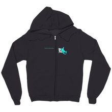 squeaky shark zip-up-hoodie