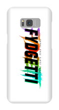 FYDGETTI Black Text Design Samsung Phone Case