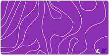 locxx squiggly purple XXL Gaming Mousepad