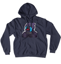 Felpa con Corvo che piange (No-Zip/Pullover)