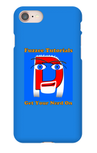 Fuzzee Tutorials Logo w/ Text iPhone Cases