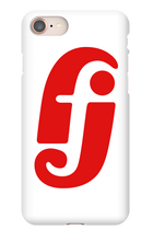 drumfacejames iPhone Case (Red Logo)