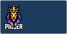 Pinger Left Side Logo XXL Gaming Mousepad