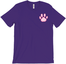 catscratchplays pawprint tshirt