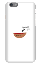 quinoa bowl iPhone case