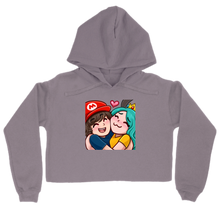 hug women’s cropped hoodie