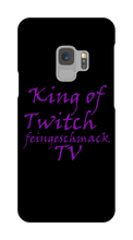 King of Twitch Samsung Schutzhülle (schwarz/weiß)