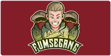 FumseGang XXL Gaming Mousepad Weißer Rand