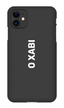 O Xabi iPhone Phone Cases - Logo OXabi White