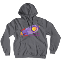 Nerdy Excursions Rocket Hoodies (No-Zip/Pullover)