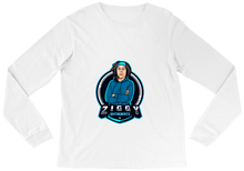 ZiggyOnTheBeats Blue Logo LS T-Shirt